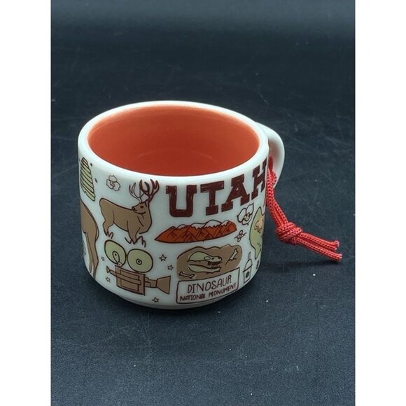 Starbucks Other - UTAH Starbucks Been There Series Coffee Ornament Demitasse Mini 2019